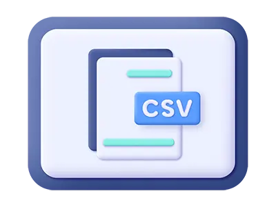 Upload a single CSV file clerk console